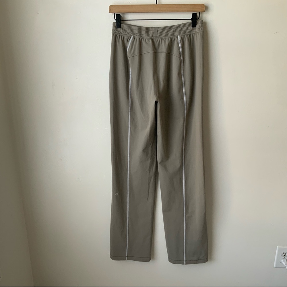 LULULEMON ATHLETICA Define Mid-Rise Track Pant Luon Warm Ash Grey White XS - Picture 5 of 13